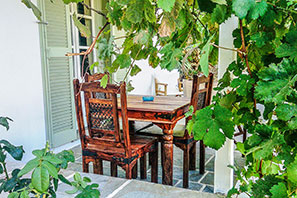 Balcony of a double studio