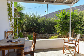 Veranda with garden view